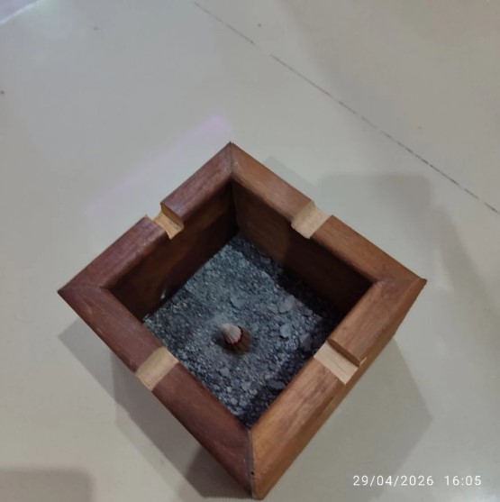 Foto Asbak Kayu Bukhur Arab / Asbak Kayu Unik Jumbo Besar