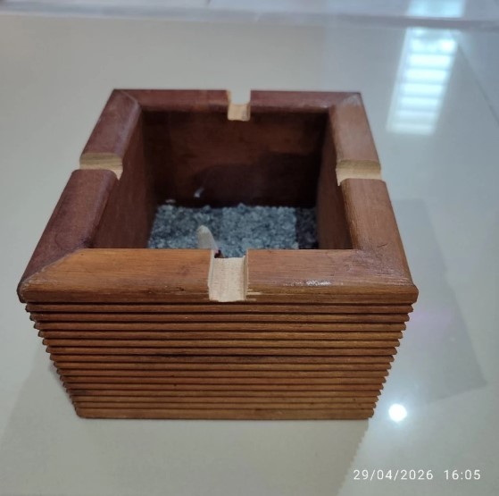 Foto Asbak Kayu Bukhur Arab / Asbak Kayu Unik Jumbo Besar