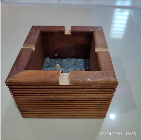 Asbak Kayu Bukhur Arab / Asbak Kayu Unik Jumbo Besar