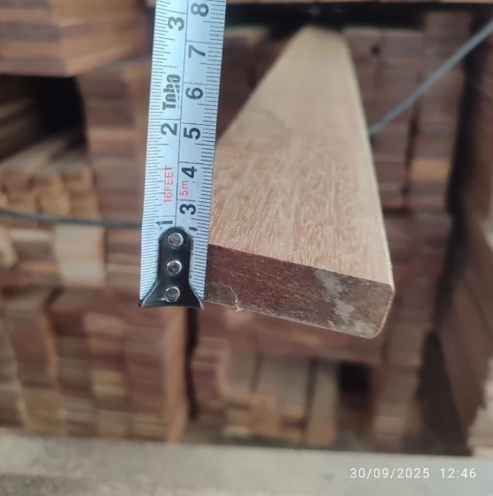 Foto Decking Kayu Bengkirai Polos Untuk Bangku Kursi 2x7x 160-190 cm